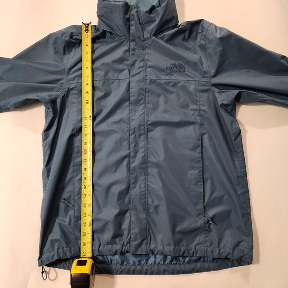 Vintage The North Face Resolve 2 Men’s L/G Rain Jacket — Mallard Blue - Picture 6 of 10